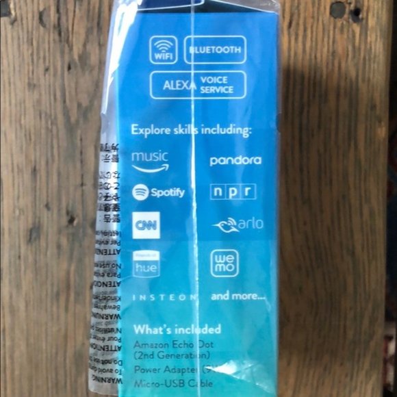 New Amazon Alexa echo dot 2nd gen second generation smart speaker home assistant - Picture 5 of 6